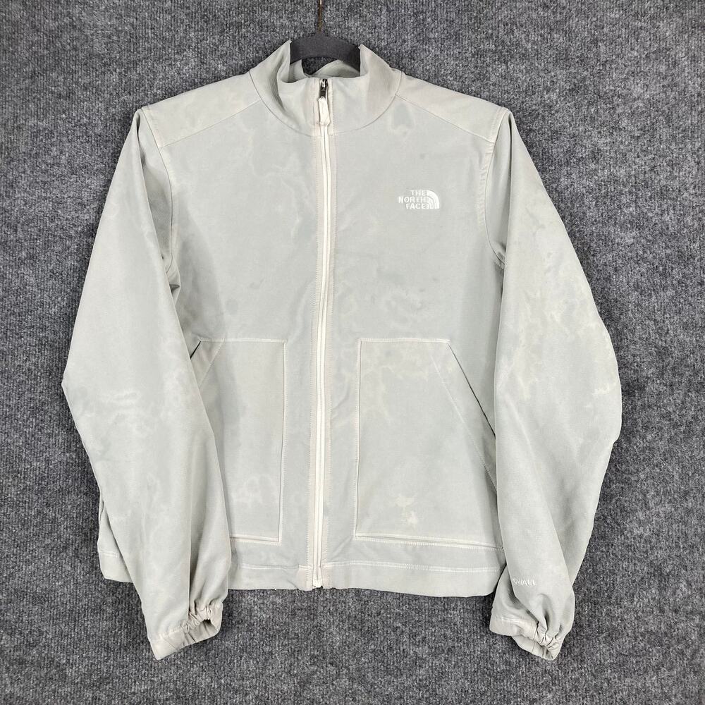 The North Face Jacket Womens S Gray Full Zip Outdoor Lightweight
